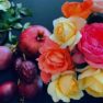 Veggies + Roses = food for body and soul