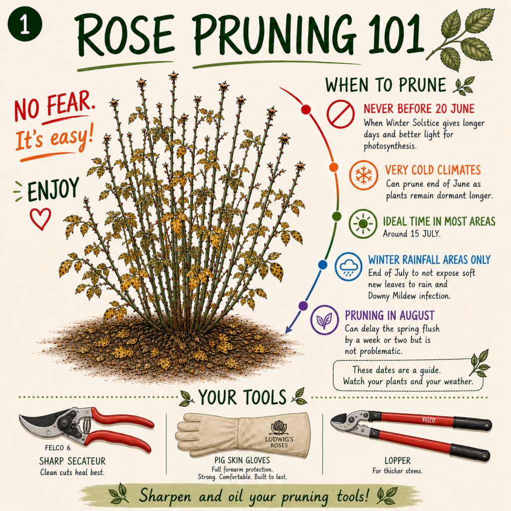 Rose Pruning 101 2